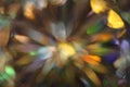 Rays gold rainbow.Blurred abstract creative background. Rainbow Royalty Free Stock Photo