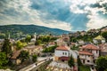 July 09, 2016: Rays of light in the old town of Travnik, Bosnia and Herzegovina Royalty Free Stock Photo