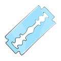 Razor blade icon on white background Royalty Free Stock Photo