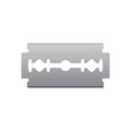 Razor blade isolated illustration Royalty Free Stock Photo