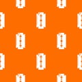 Razor blade pattern vector orange Royalty Free Stock Photo