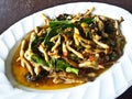 Razor clams spicy Stir-Fry