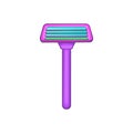 Razor icon, cartoon style Royalty Free Stock Photo