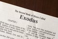 Exodus Title Page Close-Up