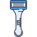 Razor for shaving icon vector shave blade