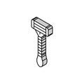 razor tool isometric icon vector illustration Royalty Free Stock Photo