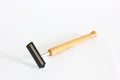 Razor on white background.Hygiene Tools. Royalty Free Stock Photo