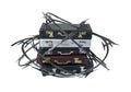 Razor Wire Around a Stack of Briefcases