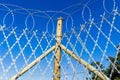 Razor Wire Fence Royalty Free Stock Photo