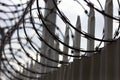 Razor Wire Fence Royalty Free Stock Photo