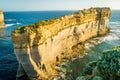 Razorback cliff entire view in daylight in the summer at the twelve apostles