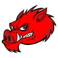 Razorback Mascot Royalty Free Stock Photo