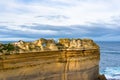 Razorback rock formation on sunny day