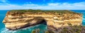 The Razorback rock in Port Campbell National Park, Victoria, Australia