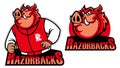 Razorback school mascot