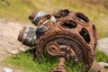 RB-29 crash damaged aircraft engine