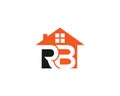 RB Letter House Monogram Logo Design