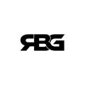 RBG letter monogram logo design vector Royalty Free Stock Photo