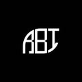 RBI letter logo design on black background. RBI creative initials letter logo concept. RBI letter design.RBI letter logo design on