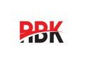 RBK Letter Initial Logo Design Vector Illustration Royalty Free Stock Photo