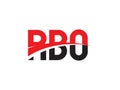 RBO Letter Initial Logo Design Vector Illustration Royalty Free Stock Photo