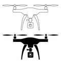 Rc drone quadcopter with camera