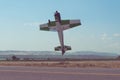 RC plane hovering Royalty Free Stock Photo