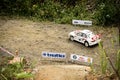 Rc rally car mitsubishi lancer EVO Royalty Free Stock Photo