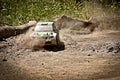 Rc rally car Skoda Fabia S2000 Royalty Free Stock Photo