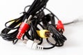 RCA cable Royalty Free Stock Photo