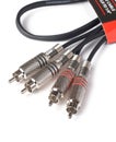 RCA cable Royalty Free Stock Photo