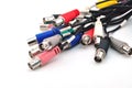 Rca cables Royalty Free Stock Photo