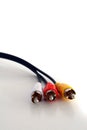 Rca Cables Royalty Free Stock Photo