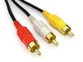 RCA cables Royalty Free Stock Photo