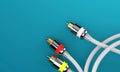 RCA connector Royalty Free Stock Photo