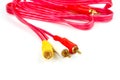 RCA Input audio and video signals connection.