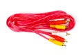 RCA Input audio and video signals connection.