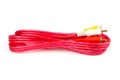 RCA Input audio and video signals connection.