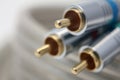 Rca plugs Royalty Free Stock Photo