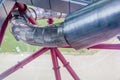 RcelorMittal Orbit red tubular spiralling structure with slide inside