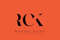 RCK abstract letter logo design Royalty Free Stock Photo