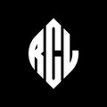 RCM, RCM logo, RCM ellipse, RCM letter, RCM circle, RCM Royalty Free Stock Photo
