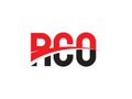 RCO Letter Initial Logo Design Vector Illustration Royalty Free Stock Photo