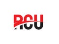 RCU Letter Initial Logo Design Vector Illustration Royalty Free Stock Photo