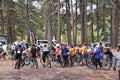 23rd Annual Chuska Challenge: Starting Line Gather-up Royalty Free Stock Photo