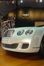 63rd IAA International Motor Show Frankfurt 2009 - The front end of a Bentley luxury car. Royalty Free Stock Photo