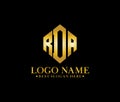 RDA Diamond Alphabet Logo Design Concept