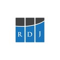 RDJ letter logo design on WHITE background. RDJ creative initials letter logo concept. RDJ letter design.RDJ letter logo design on