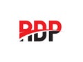 RDP Letter Initial Logo Design Vector Illustration Royalty Free Stock Photo