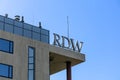 RDW logo on the roof of the headquarters Zoetermeer